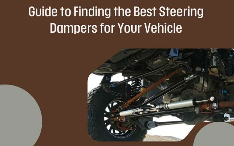 Guide to Finding the Best Steering Dampers for Your Vehicle